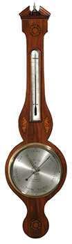 inlaid dial barometer by Tognietti, Plymouth