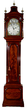 Antique grandfather clock - London pagoda-top musical longcase