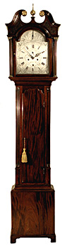 Scottish mahogany longcase